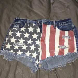 USA flag shorts